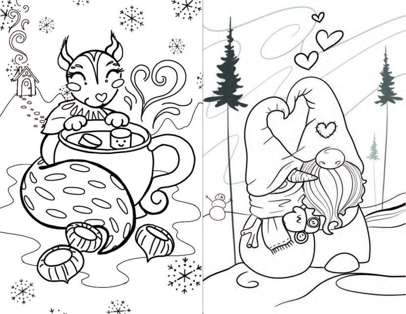 Holiday Coloring Pages from The Center  - Page 2