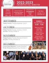Wyoming Fine Art Center Orchestra 2022-2023 Fall Semester Calendar _ for Suzuki Families_0